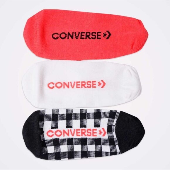 Converse Flat Knit Ultra Low 3-PK Socks - Picture 2 of 6